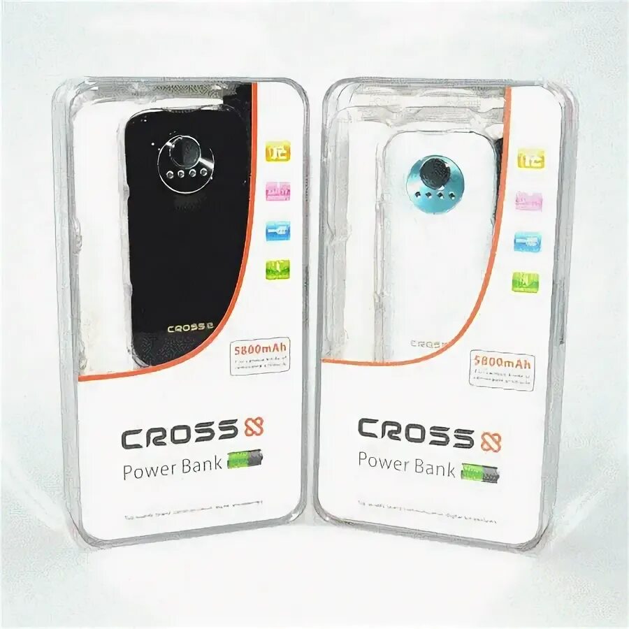 Cross bank. Capacity 5800mah Power.