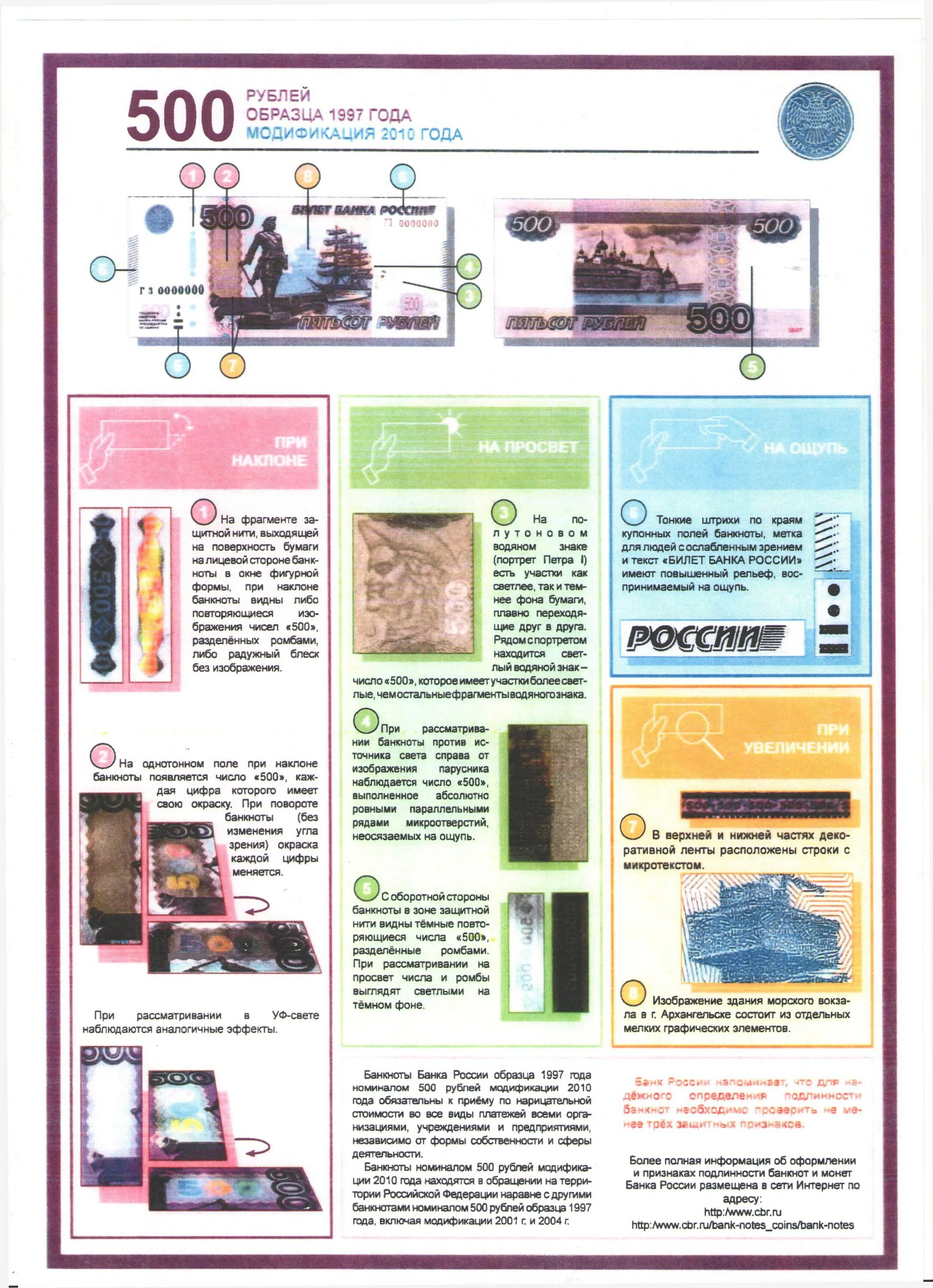 Как отличить 500. Признаки подлинности купюр 500 рублей. Признаки подлееномти Пур. Признаки подлинности 500 рублей. Подлинность купюры 500 рублей.