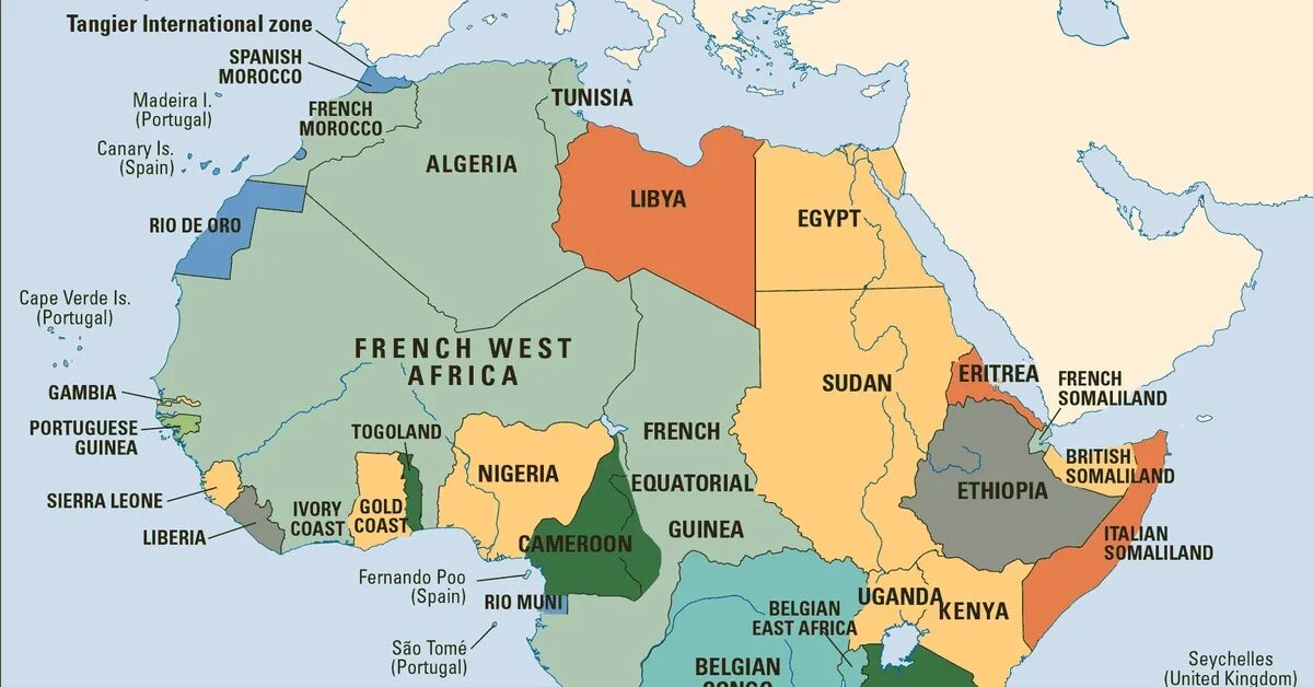 Территория этой африканской страны расположена в пределах