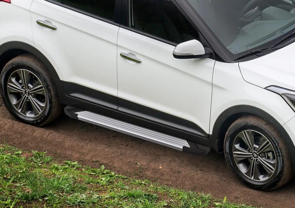 Creta hyundai подножки. Пороги на хендай крета2. Пороги на крету хендай. Пороги oem hyundai creta. 1.