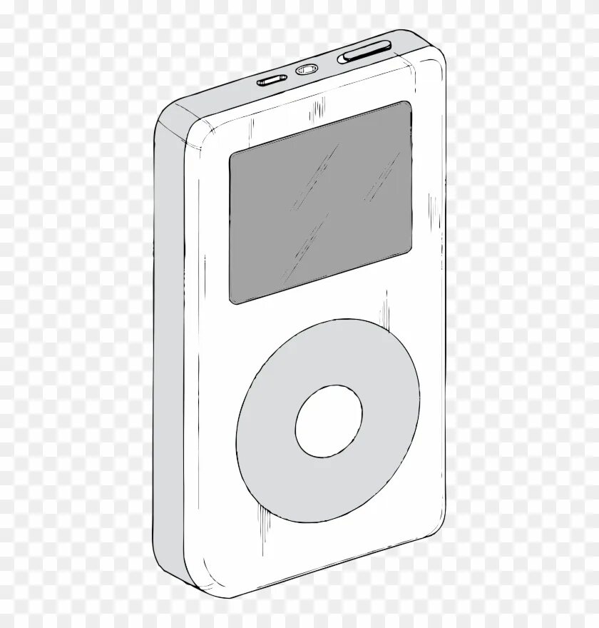 Загрузить ipod. Ipod на белом фоне. айпод рисунок. ipod вектор. ipod classic раскраска.