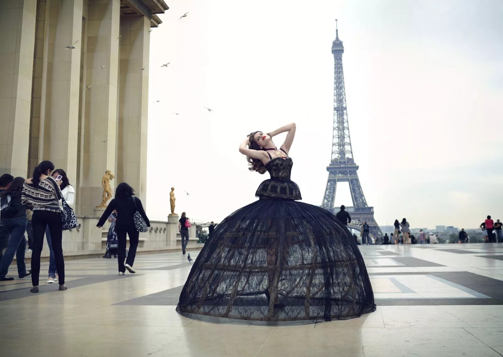 Фотосессия в париже. Мода Франции. Париж мода.