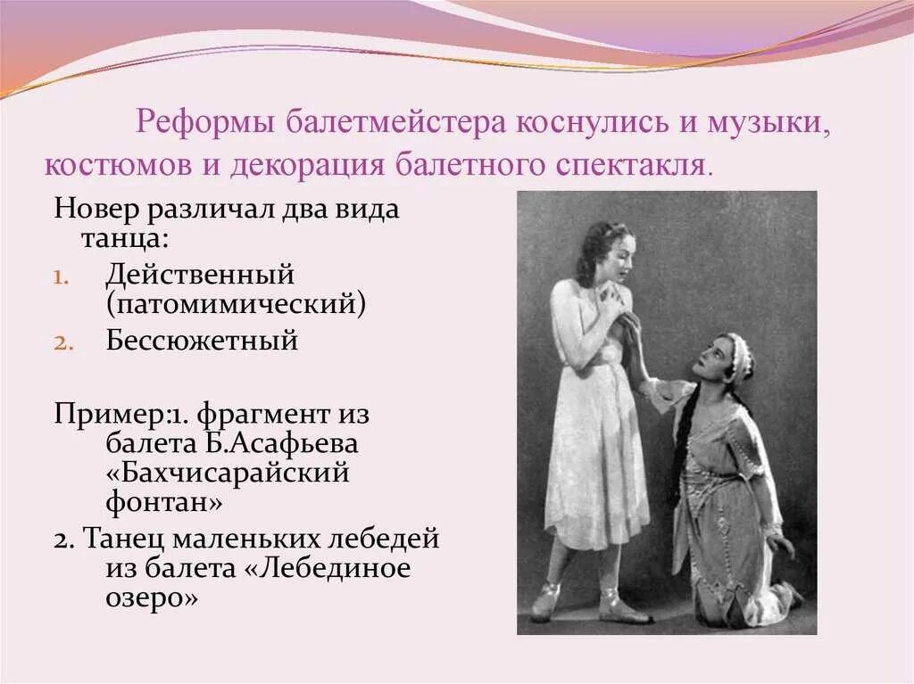 Реформа балета. Балетмейстеры 18 века. Слово балетмейстер в женском роде