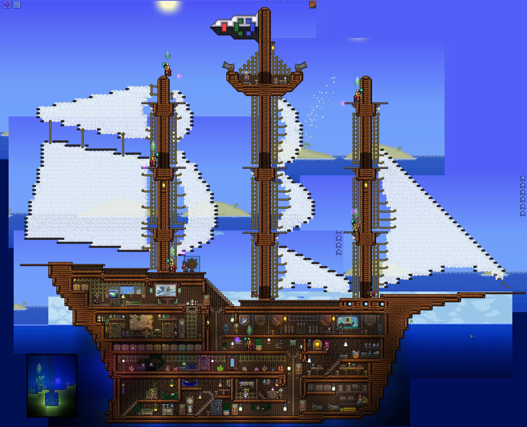 Terraria дом корабль. Корабль террария постройка. Пиратский корабль террария дом. Летающий корабль террария. Игры постройка корабля