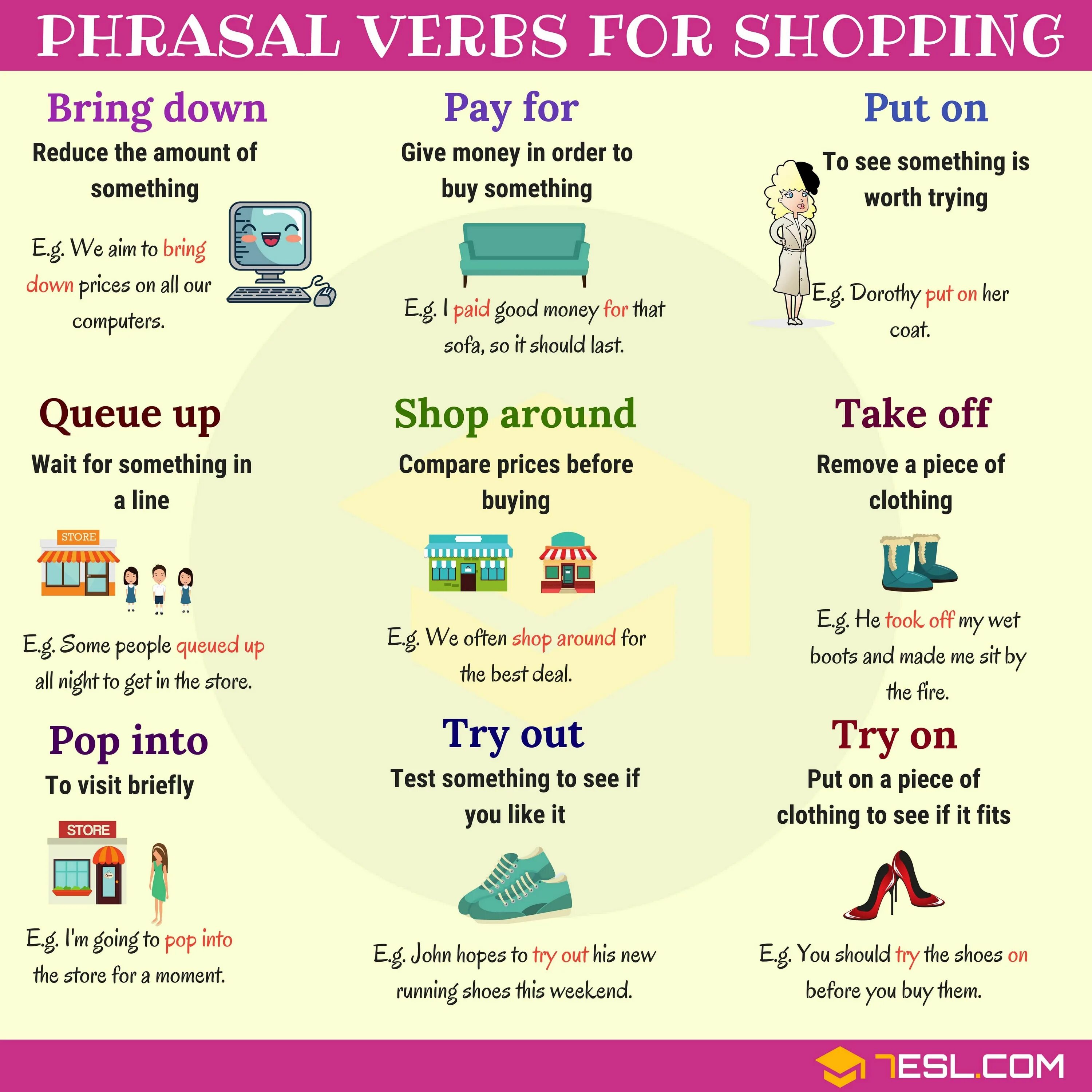Английские фразовые глаголы. Phrasal verbs в английском. Фразовые глаголы shop. Фразовые глаголы по темам на английском.