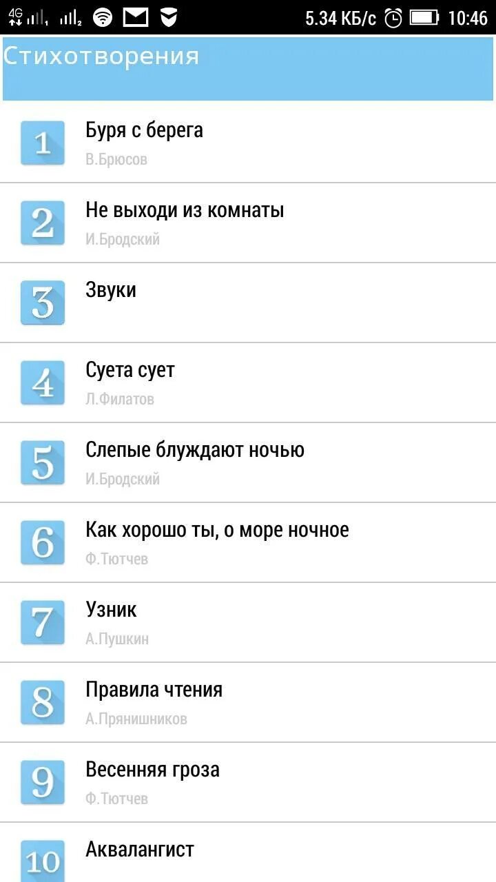 Буря с берега Брюсов текст.