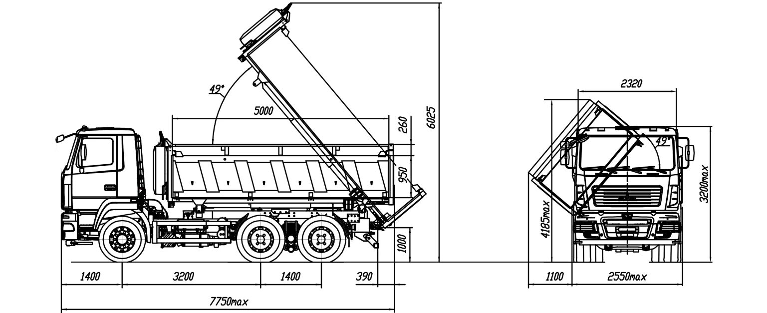 Маз расстояние. Габариты МАЗ 6501 самосвал. Габариты кузова МАЗ 6501 самосвал. МАЗ 6501с9 габариты. Высота МАЗ 6501.