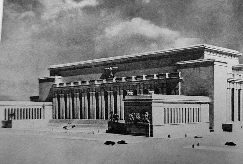 Здание рейхсканцелярии в берлине. Альберт шпеер архитектура. А. Здание новой рейхсканцелярии, берлин, арх. Дом германского искусства архитектор пауль троост 1937.