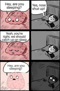 Hey are you sleeping yes now shut up meme.