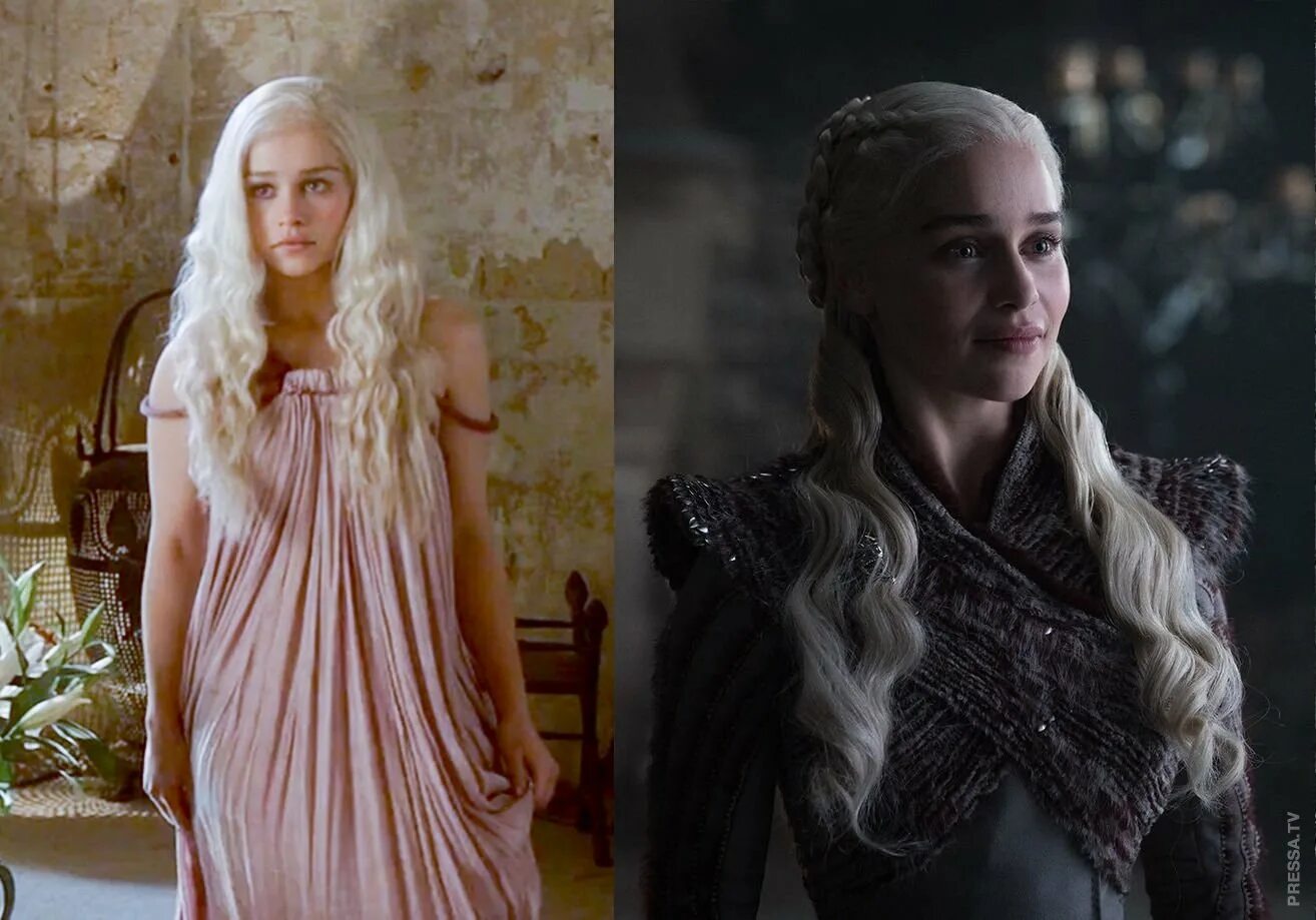 Дейенерис таргариен в белом платье. Дейенерис таргариен 1 сезон. Джон и санса дейнерис. Эмилия кларк дейнерис. Сколько лет дейнерис в 1.