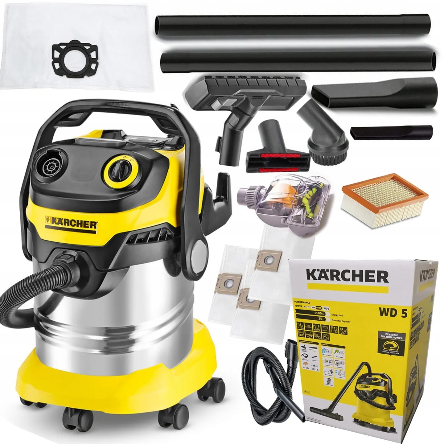 Karcher wd 5 p s. Karcher WD 5 Premium. Пылесос Karcher WD 5. Karcher mv5 Premium. Строительный пылесос Karcher 1300.