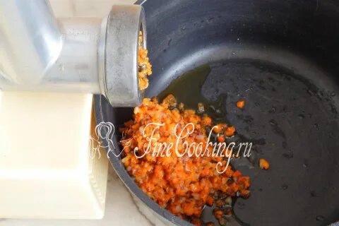 Овощи через мясорубку