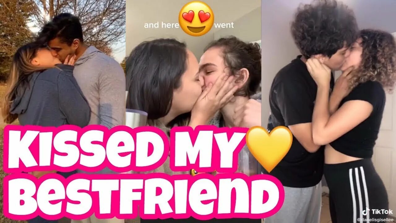 My best friend song. Радужный поцелуй. Best friends Kiss. Best friend Kiss Challenge. Поцелуй майн ТИКТОК.