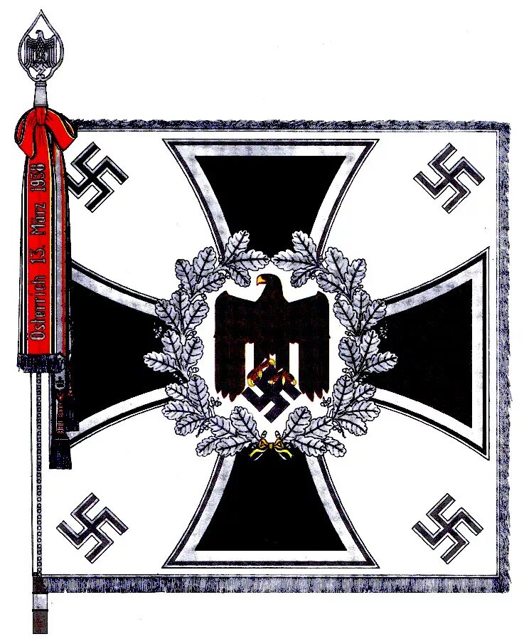Флаги и штандарты третьего рейха. Штандарт нацистской Германии. Третий Рейх Штандарт. Флаг армии нацистской Германии. Сс три
