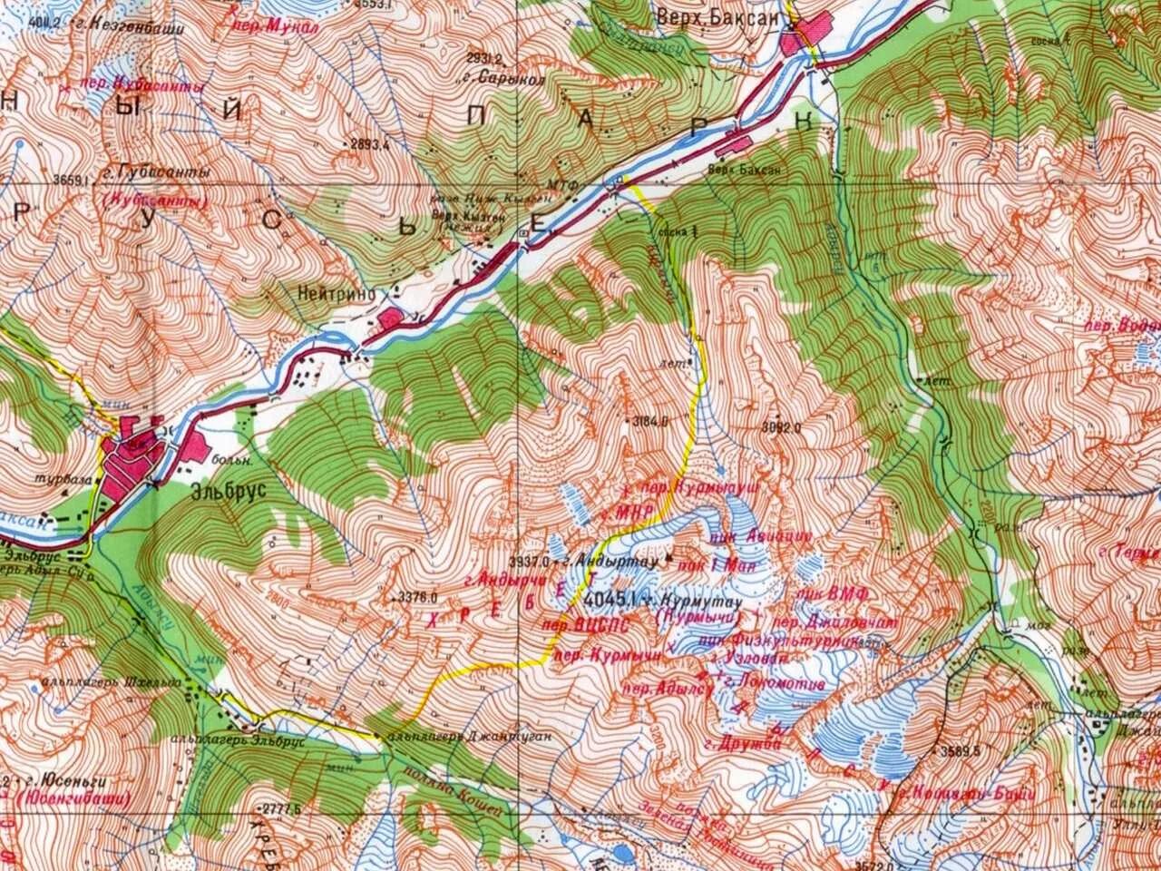 маршрут кисловодск эльбрус. маршрут от минеральных вод до эльбруса карта. северное приэльбрусье джилы-су. туристическая карта кавказа с маршрутами. расстояние от нальчика до эльбруса.