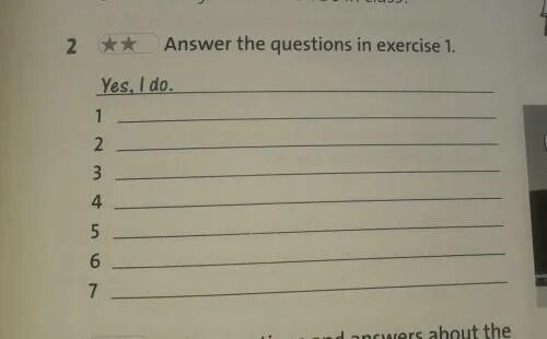 20 answer the questions. Answer the question in exercise 1.