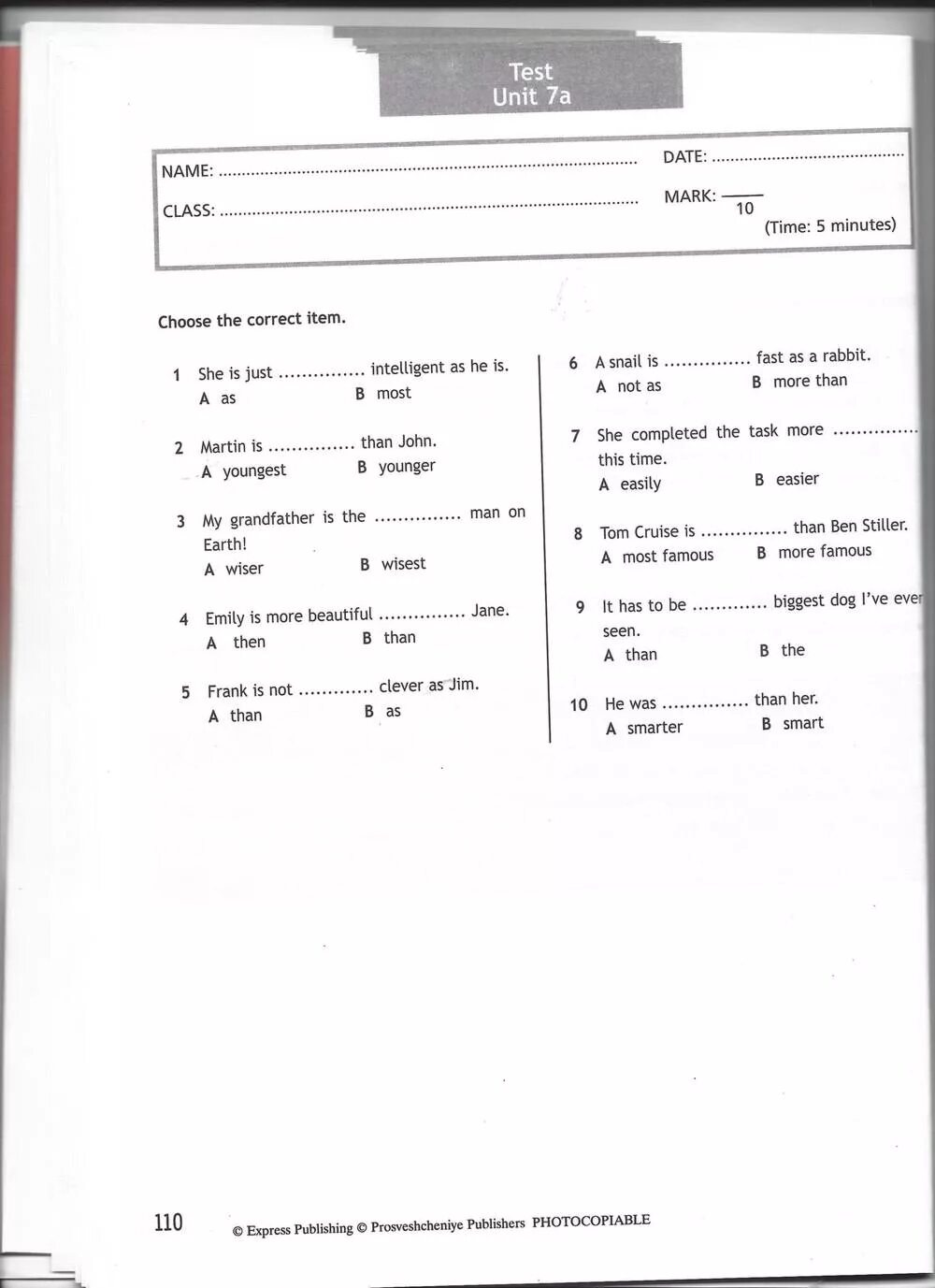 Unit 7 test ответы. Test booklet 7 класс spotlight ваулина. английский язык 7 класс spotlight тесты. английский тест 7 класс spotlight. рабочая тетрадь по английскому языку spotlight 7 класс тест unit 2 b.