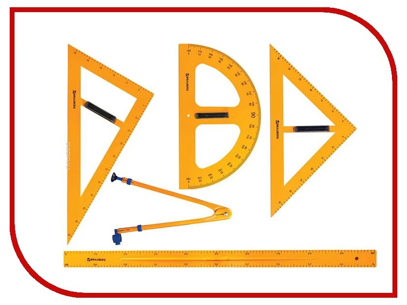 Линейка чертежные инструменты. БРАУБЕРГ набор чертежный для классной доски. BRAUBERG набор чертежный для классной доски 5 предметов, 210383. Набор чертежный БРАУБЕРГ для доски. Чертежный набор БРАУБЕРГ арт 210383.