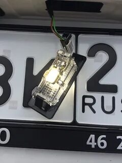 Подсветка номера шкода