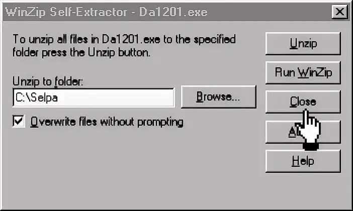 Self extractor