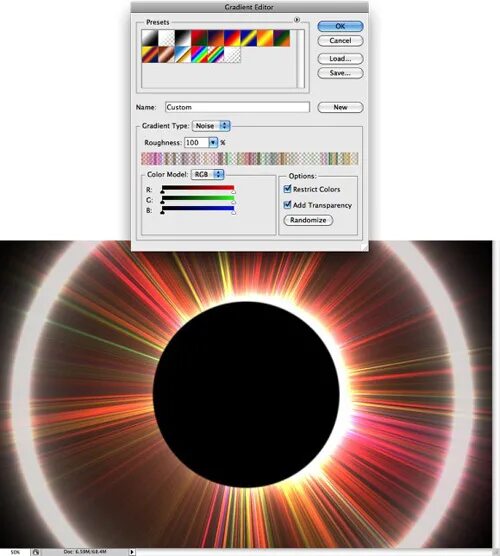 Typed gradient