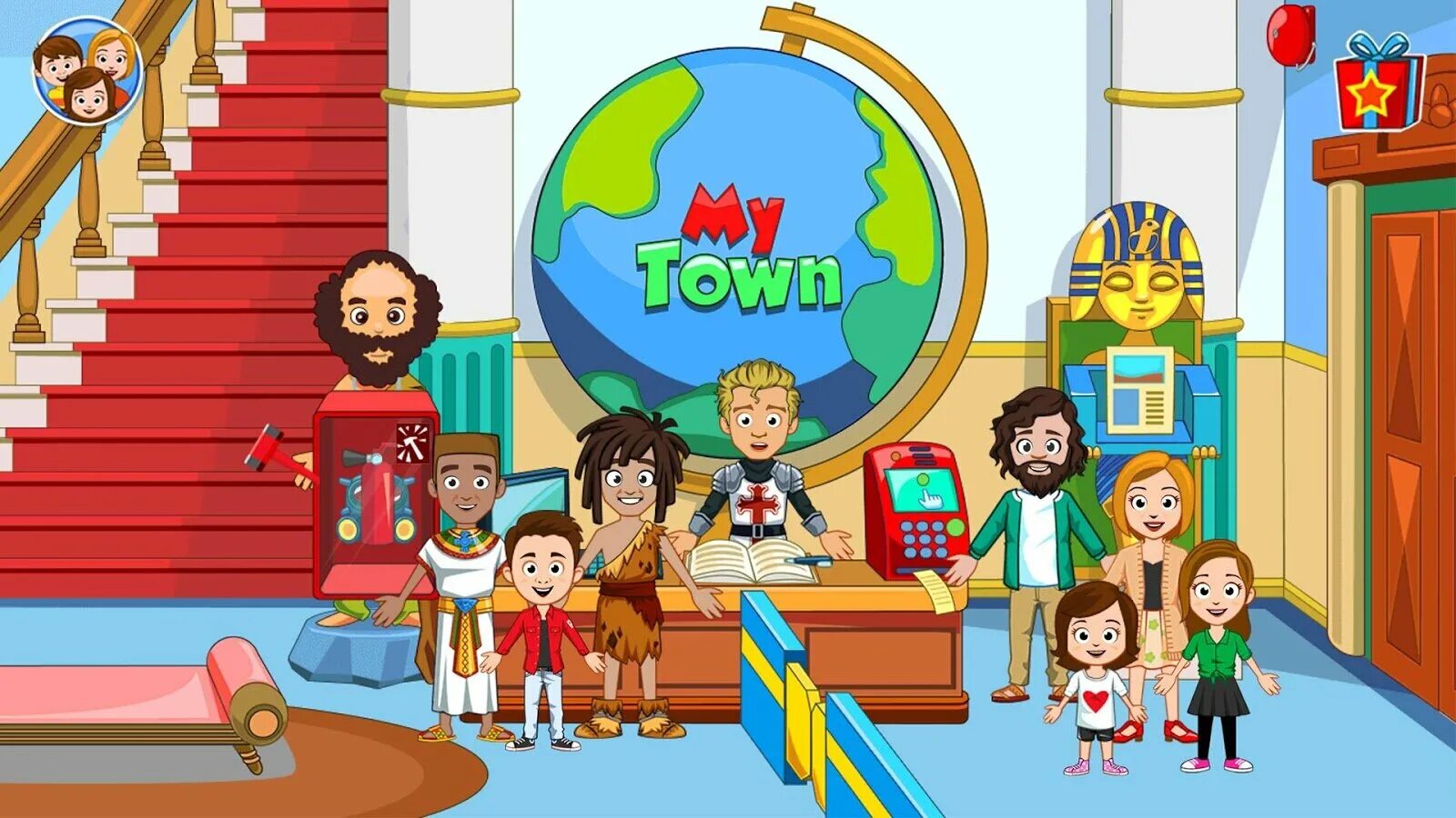 My town 6. My Town музей. Карточки музей для детей. My Town Museum old APK. Museum picture for Kids.