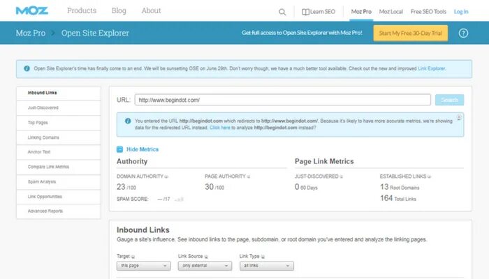 Moz link Explorer. Page.link что это. Advanced link Analyzer. Бастани гов.