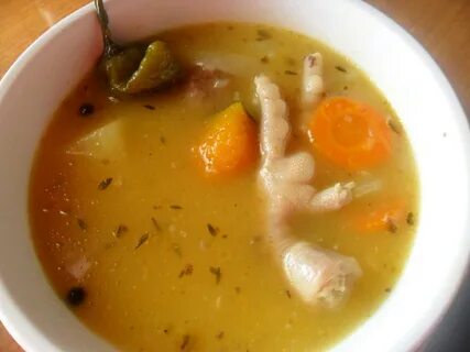 Jamaican Chicken Feet Recipe Chick'n 'Foot' Soup Jamaican Ch...