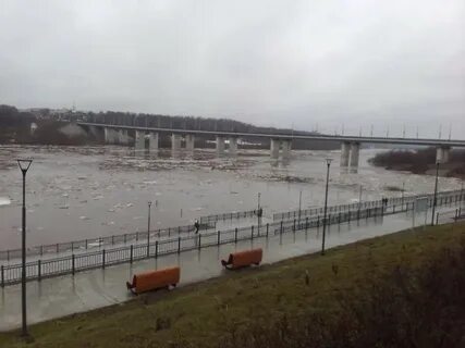 На сколько поднялась река
