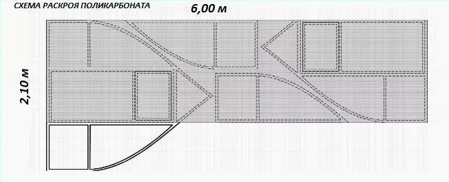 Как раскроить торцы теплицы. Раскрой поликарбоната на теплицу 3х4. Раскрой поликарбоната на теплицу 4х6. Раскрой листа поликарбоната для теплицы. Раскройка поликарбоната на торцы теплицы капля.