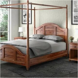 Four poster bed
