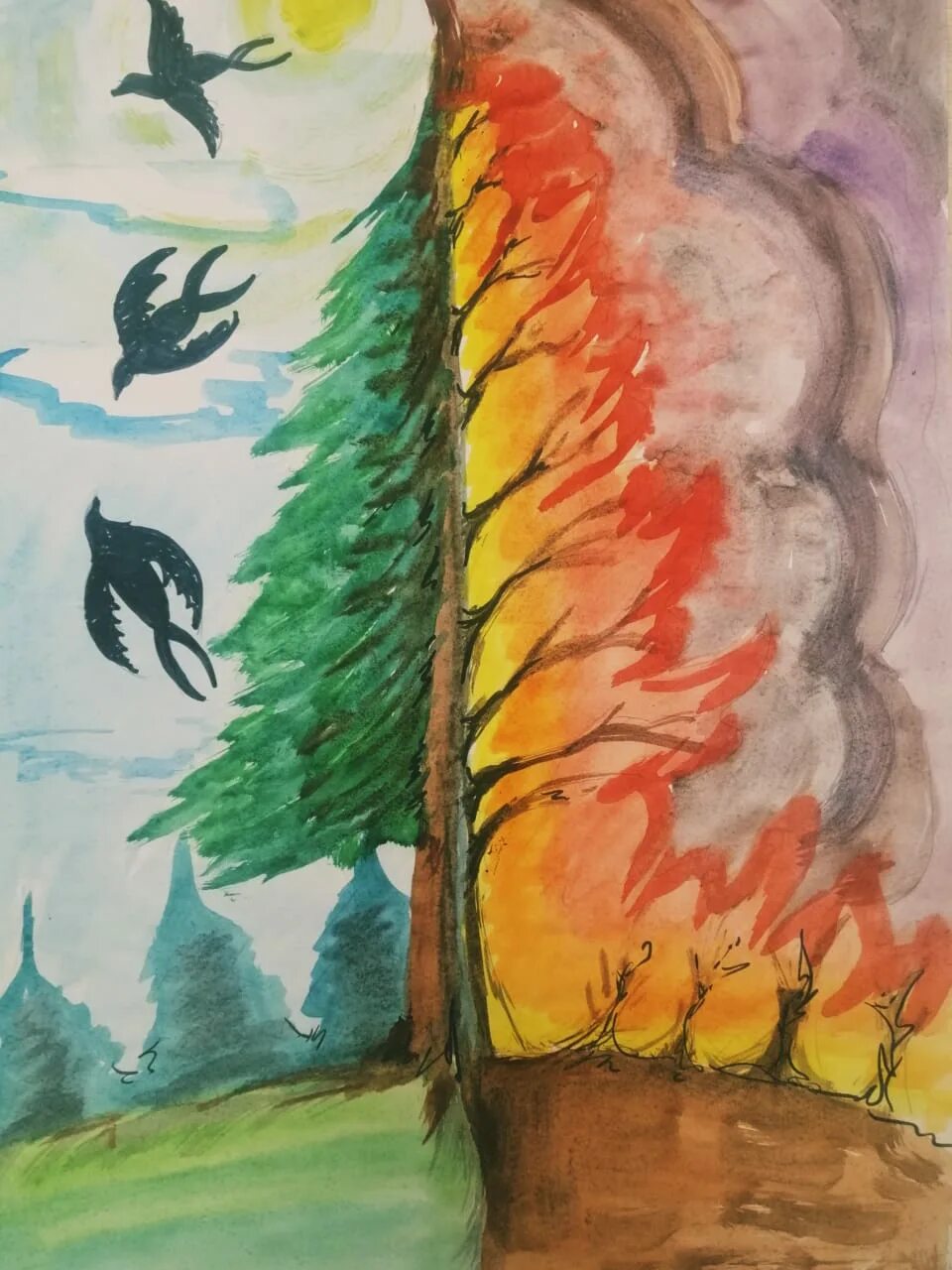 Рисунок на тему экология. Конкурс экологических рисунков. Детский рисунок на тему экология. Детские рисунки на экологическую тему.