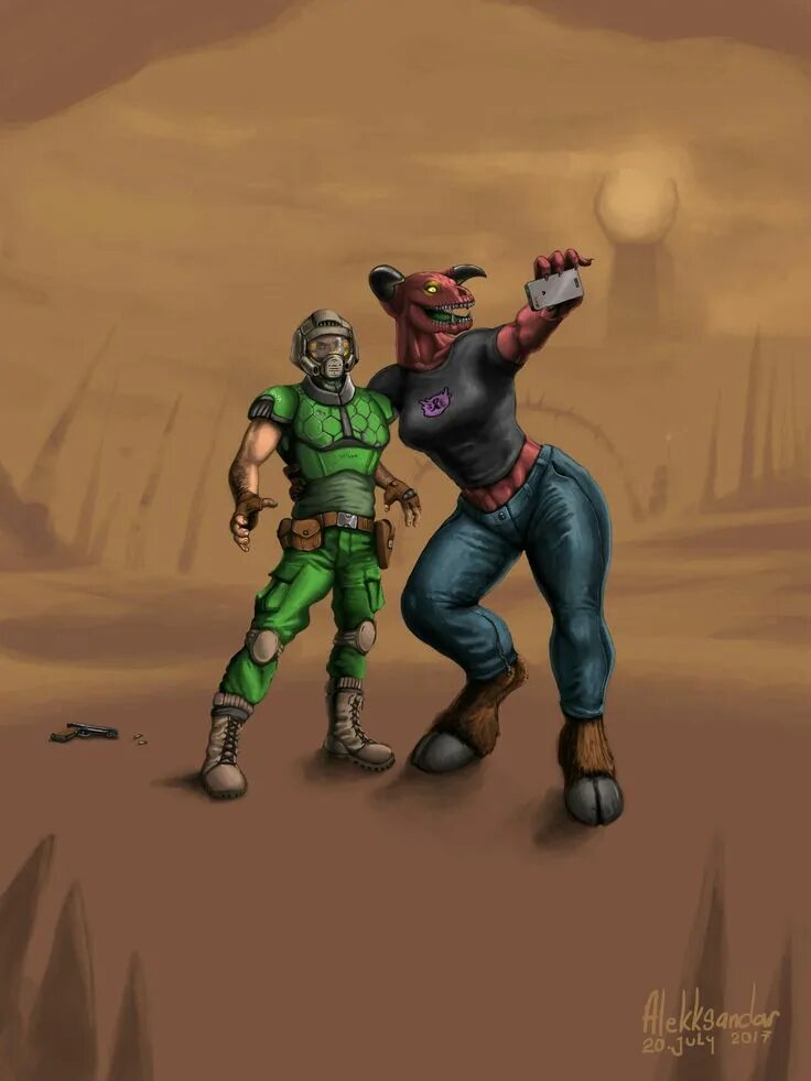 Doom фанфики. Думгай 1993. doom думгай против демонов.