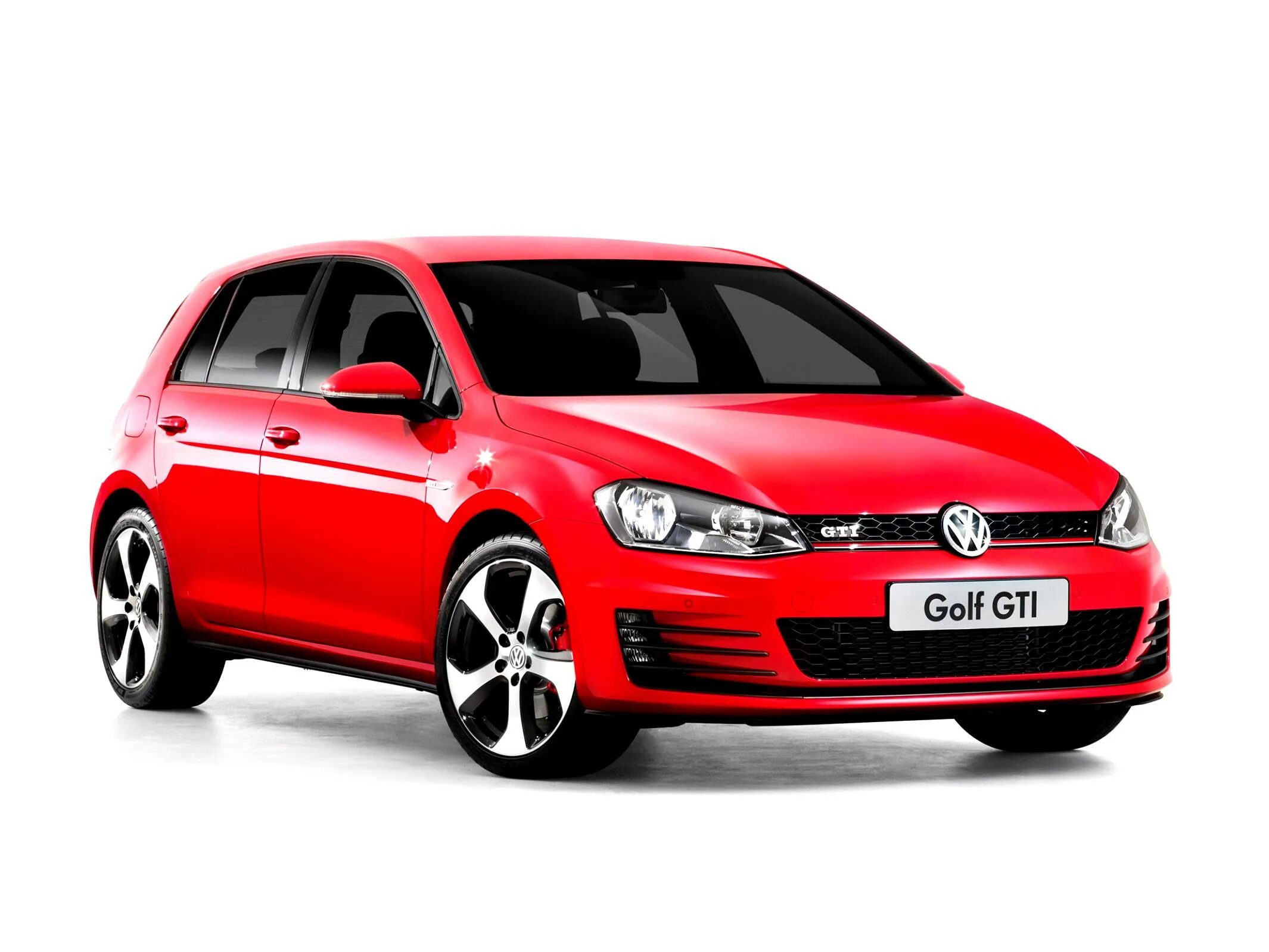 Volkswagen Golf VII красная