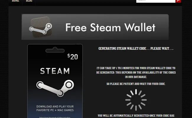 Карта кошелька steam