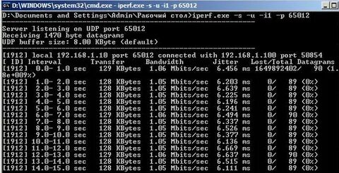 Iperf3 cygwin gui