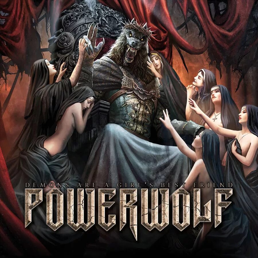 Powerwolf demons are girl s best. Группа Powerwolf. Группа Powerwolf обложки. Powerwolf Demons are a girl's best friend. Группа Powerwolf арты.