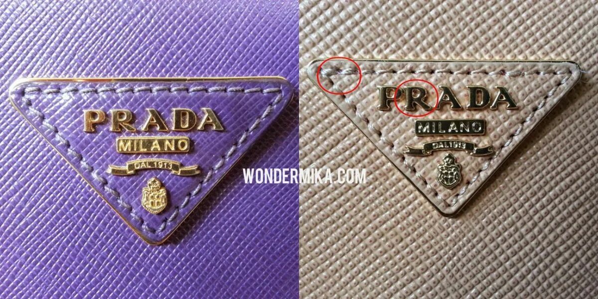 Как определить оригинал сумки. Prada Milano dal 1973 сумка. Лейблы на одежду известных брендов.