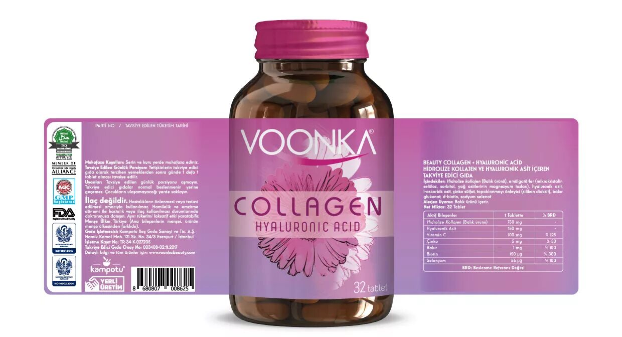 От коллагена можно поправиться. Voonka Collagen Hyaluronic acid. Коллаген Турция Voonka. Voonka Collagen Hyaluronic acid 32 Tablet,. Collagen Hyaluronic acid Complex таблетки.