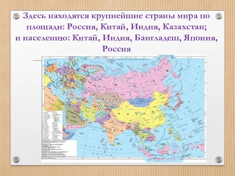 Самые крупные страны евразии по площади. Крупнейшие страны Евразии по площади. Индия и Китай по площади. Площадь Индии и Китая.