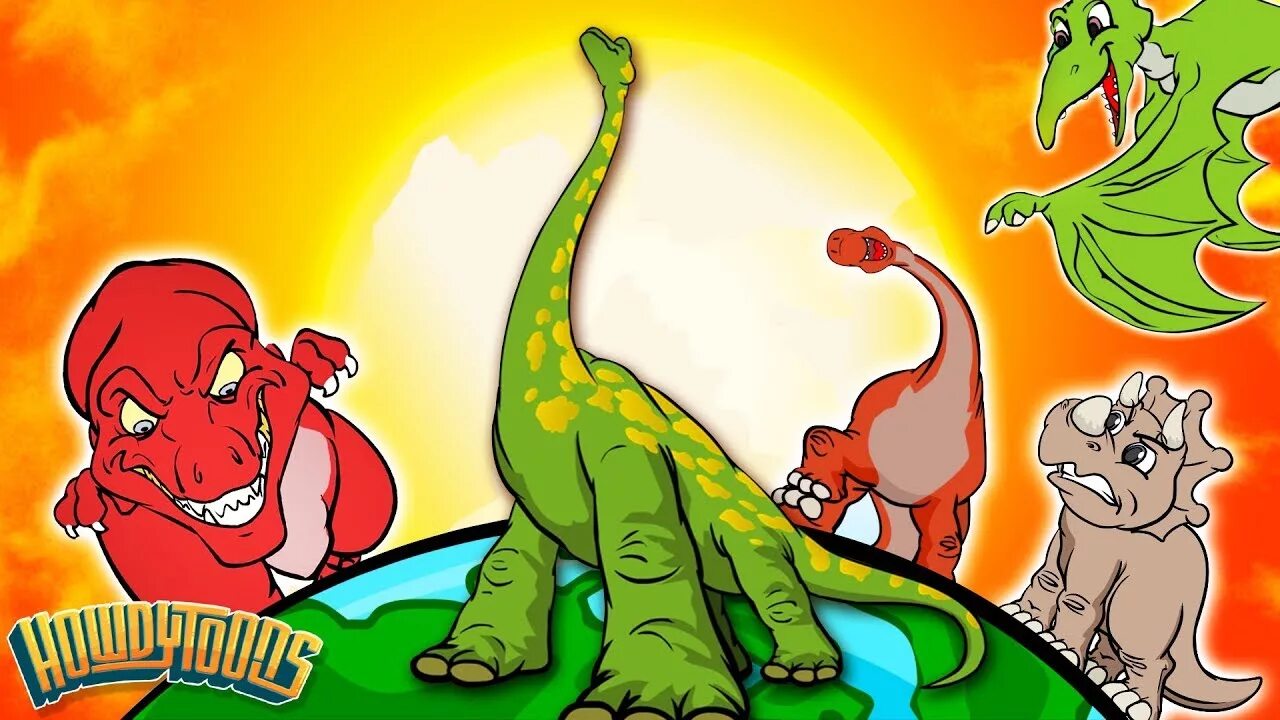 Динозавры пингфонг. Про динозавров для детей пингфонг.