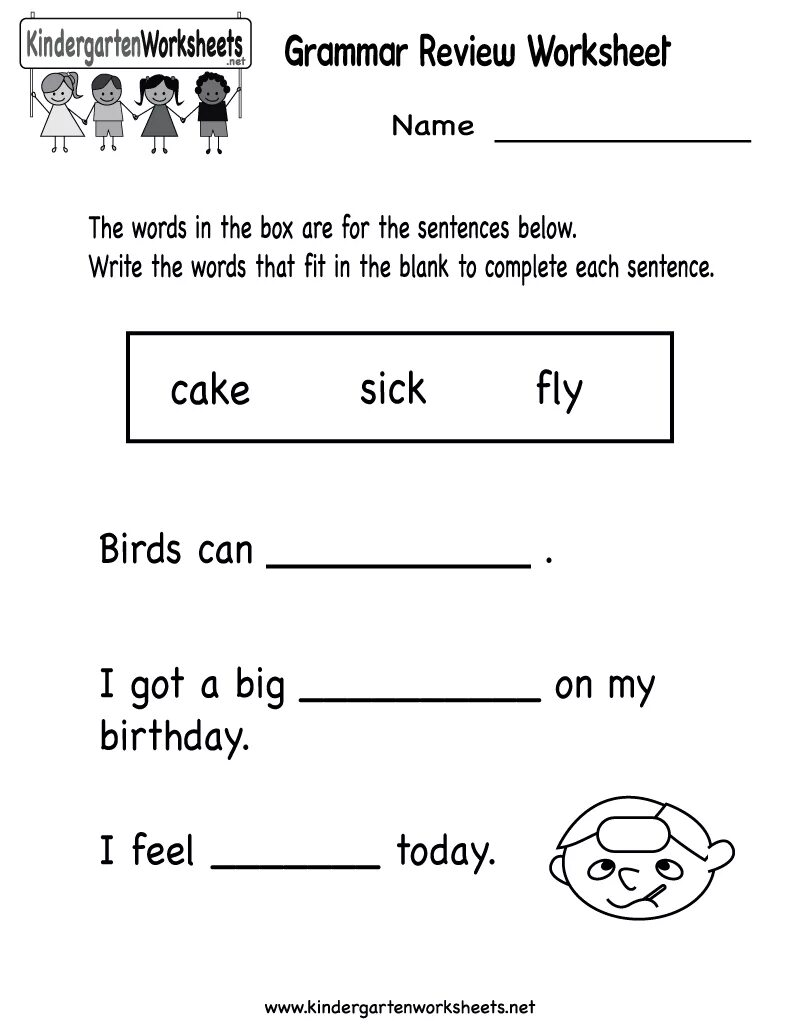 Review worksheet. Worksheets грамматика. English Kindergarten Worksheets. Grammar Worksheets for Kindergarten. Worksheets for Kindergarten.