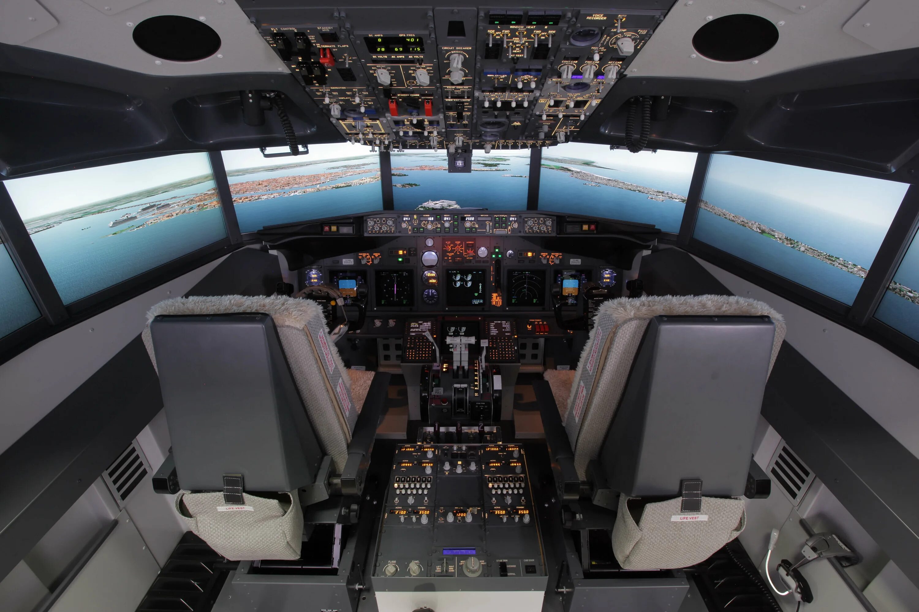 Boeing flight simulator