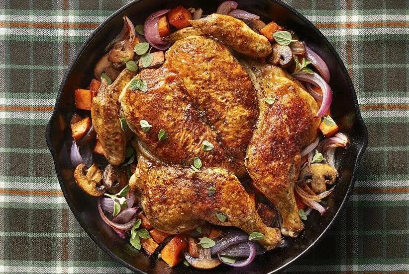 Как правильно есть курицу