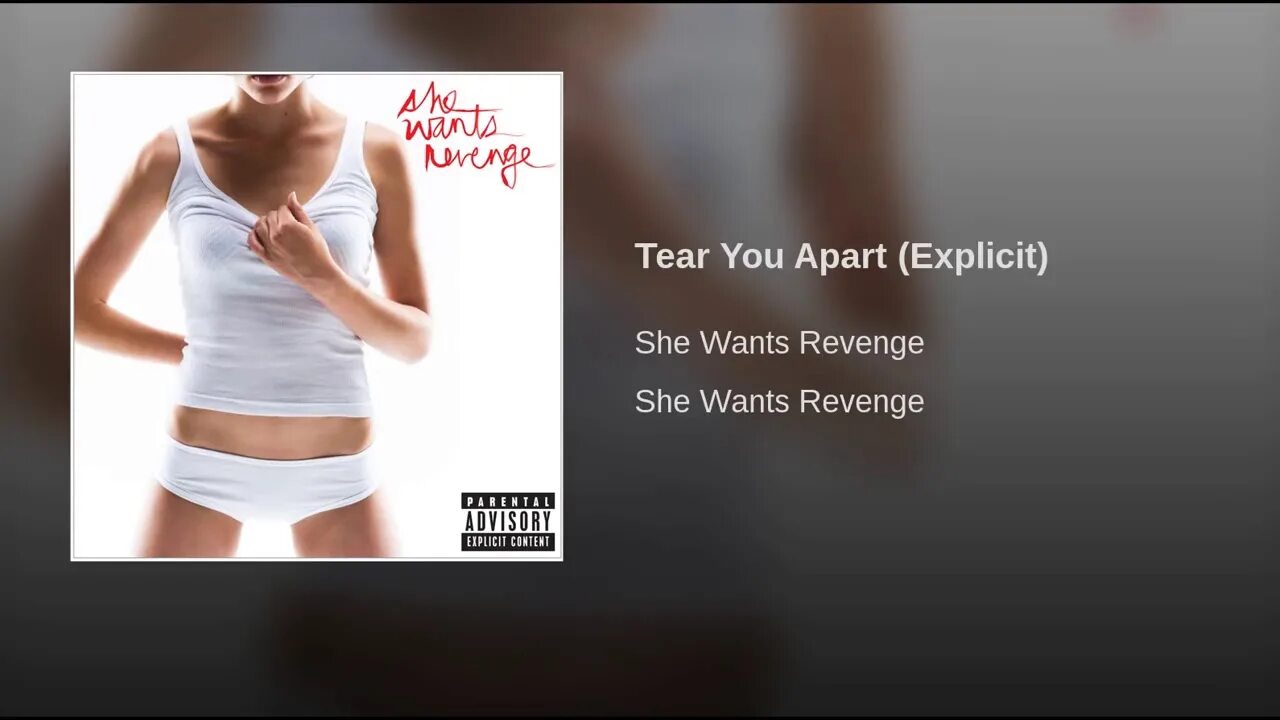 Tear you apart she wants revenge перевод