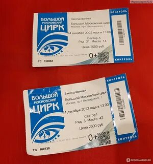 Билеты в цирк калининград