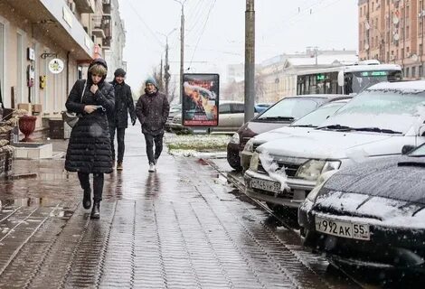 Омск в феврале