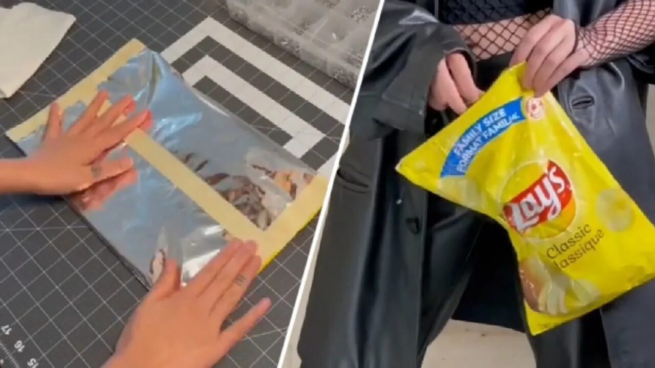 Кошелек в виде чипсов. Сумка в виде чипсов. клатч balenciaga в виде пачки чипсов lay’s. сумка в форме пачки чипсов. упаковочные пакеты своими руками.
