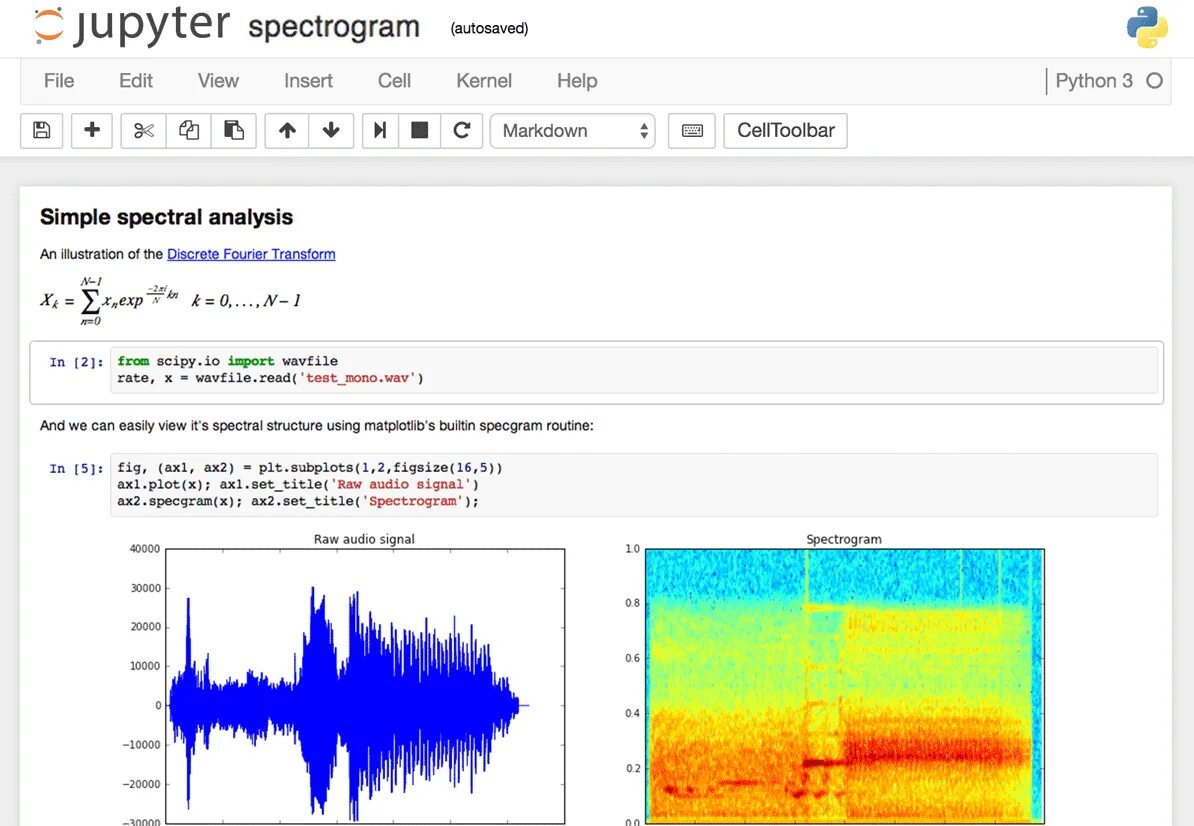 Jupyter notebooks python