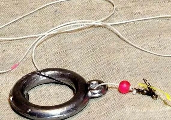 Как оснастить кольцо. Поводок для снасти кольцо. Снасть кольцовка. Снасть кольцо для рыбалки. Как оснастить кольцо.